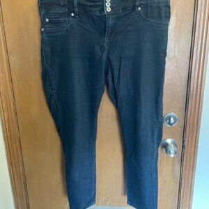Dark Wash Skinny Leg Plus Jeans